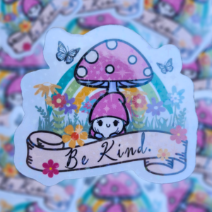 "Be Kind" Gnome -Sticker-